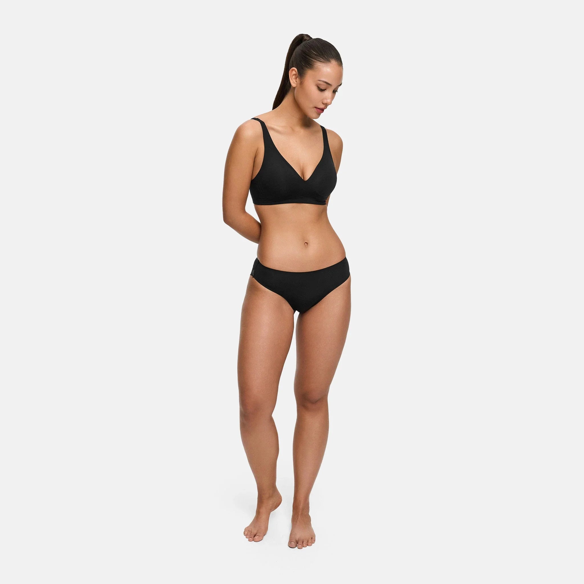 Slip mit Spitze | 3er Pack