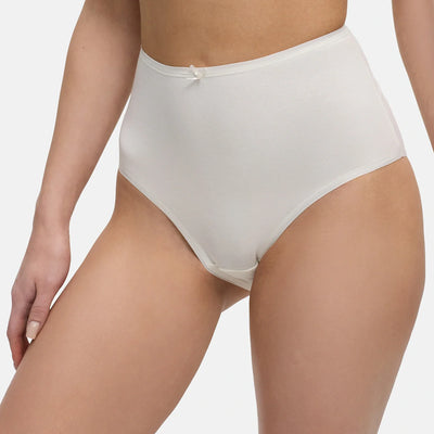 High-Waist Cotton Slip