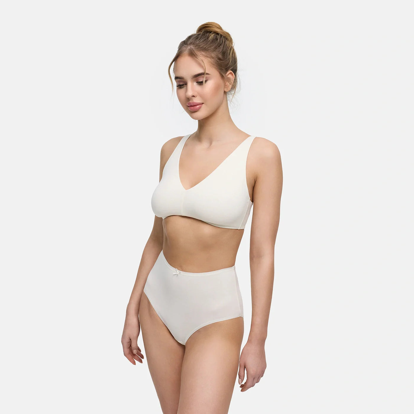 High-Waist Cotton Slip