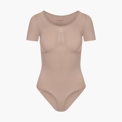 Bodysuit Sculpting Shapewear T-Shirt mit Slip