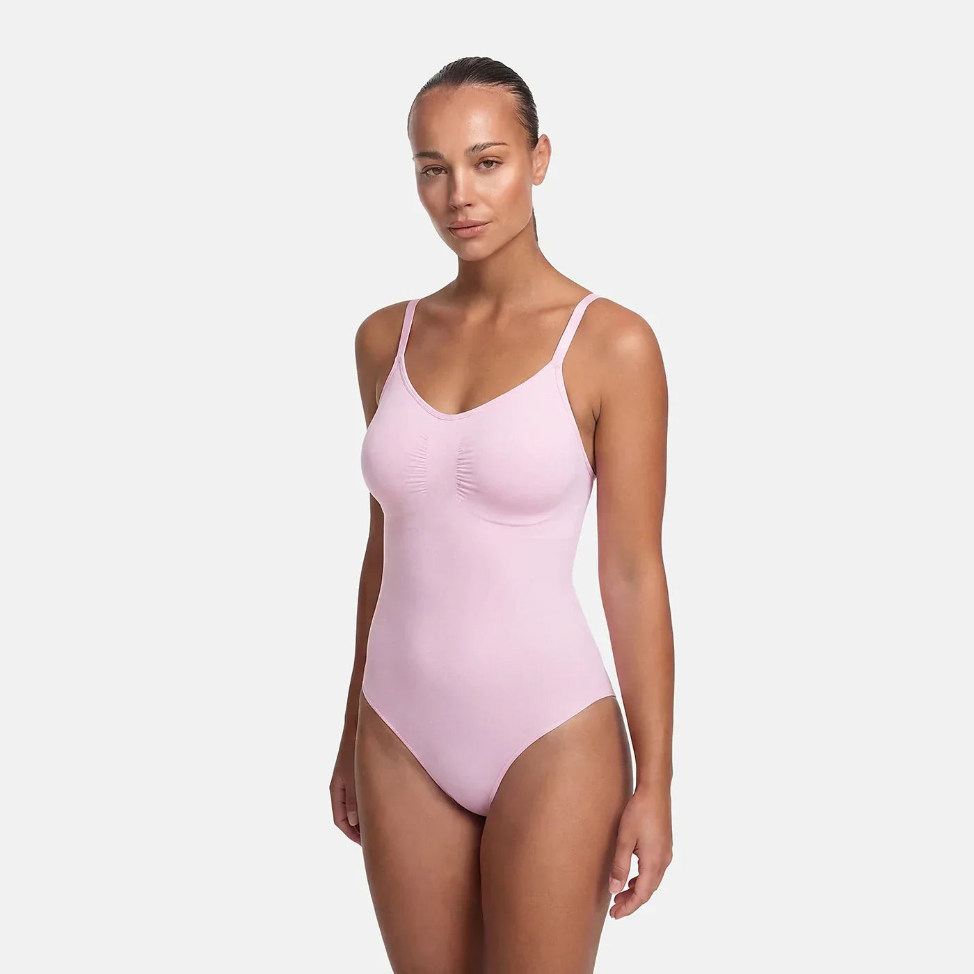 Bodysuit Sculpting Shapewear with Built-In Wireless Bra and String