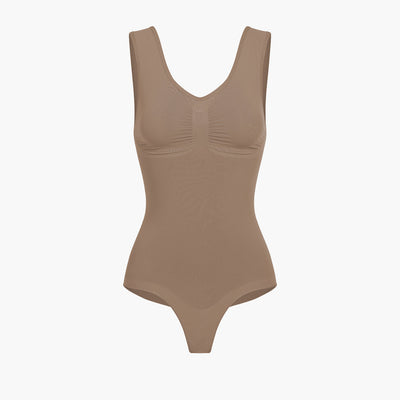 Tank Bodysuit Sculpting Shapewear mit String