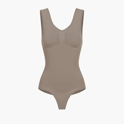 Tank Bodysuit Sculpting Shapewear mit String