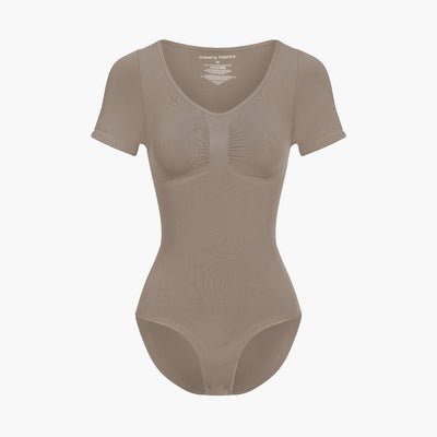 T-Shirt Bodysuit Sculpting Shapewear mit Slip