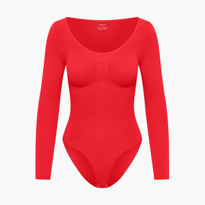 Bodysuit Sculpting Shapewear Longsleeve mit Slip