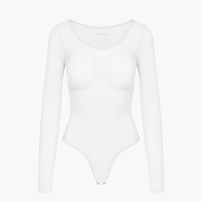 Bodysuit Sculpting Shapewear Longsleeve mit String