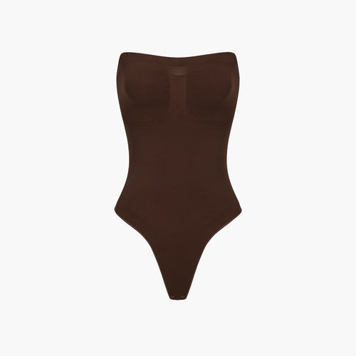 Trägerloser Bodysuit Sculpting Shapewear mit String