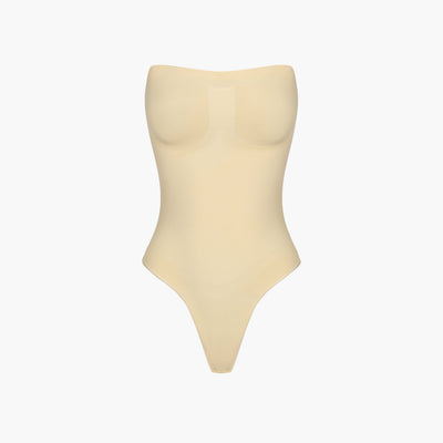 Trägerloser Bodysuit Sculpting Shapewear mit String
