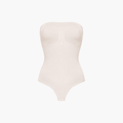 Trägerloser Bodysuit Sculpting Shapewear mit String