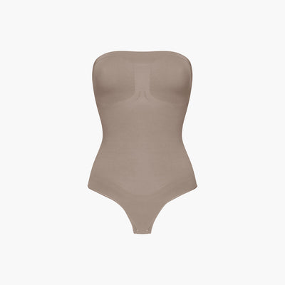 Trägerloser Bodysuit Sculpting Shapewear mit String