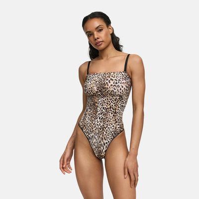 Trägerloser Bodysuit Sculpting Shapewear mit String