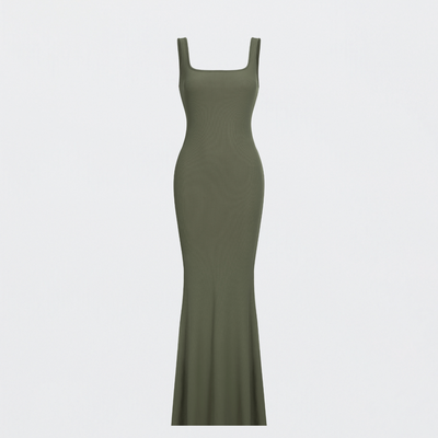 Ribbed Tank Top Maxikleid