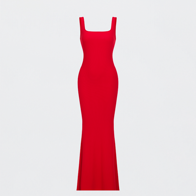 Ribbed Tank Top Maxikleid