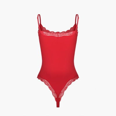 Bodysuit String mit Lace