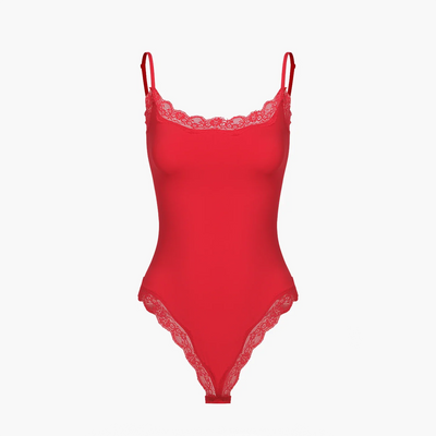 Bodysuit String mit Lace