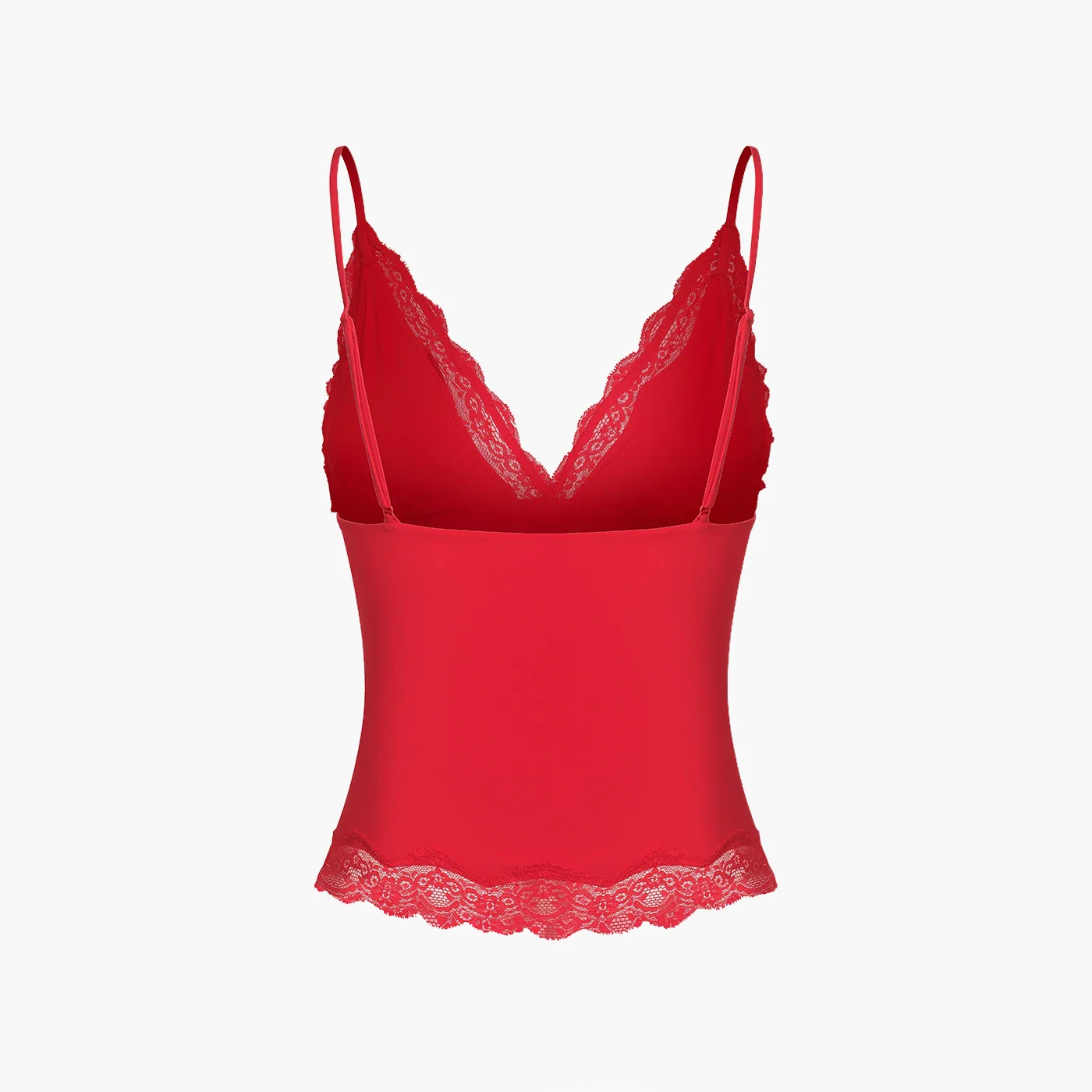 Deep Neck Lace Top