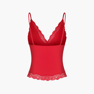 Deep Neck Lace Top