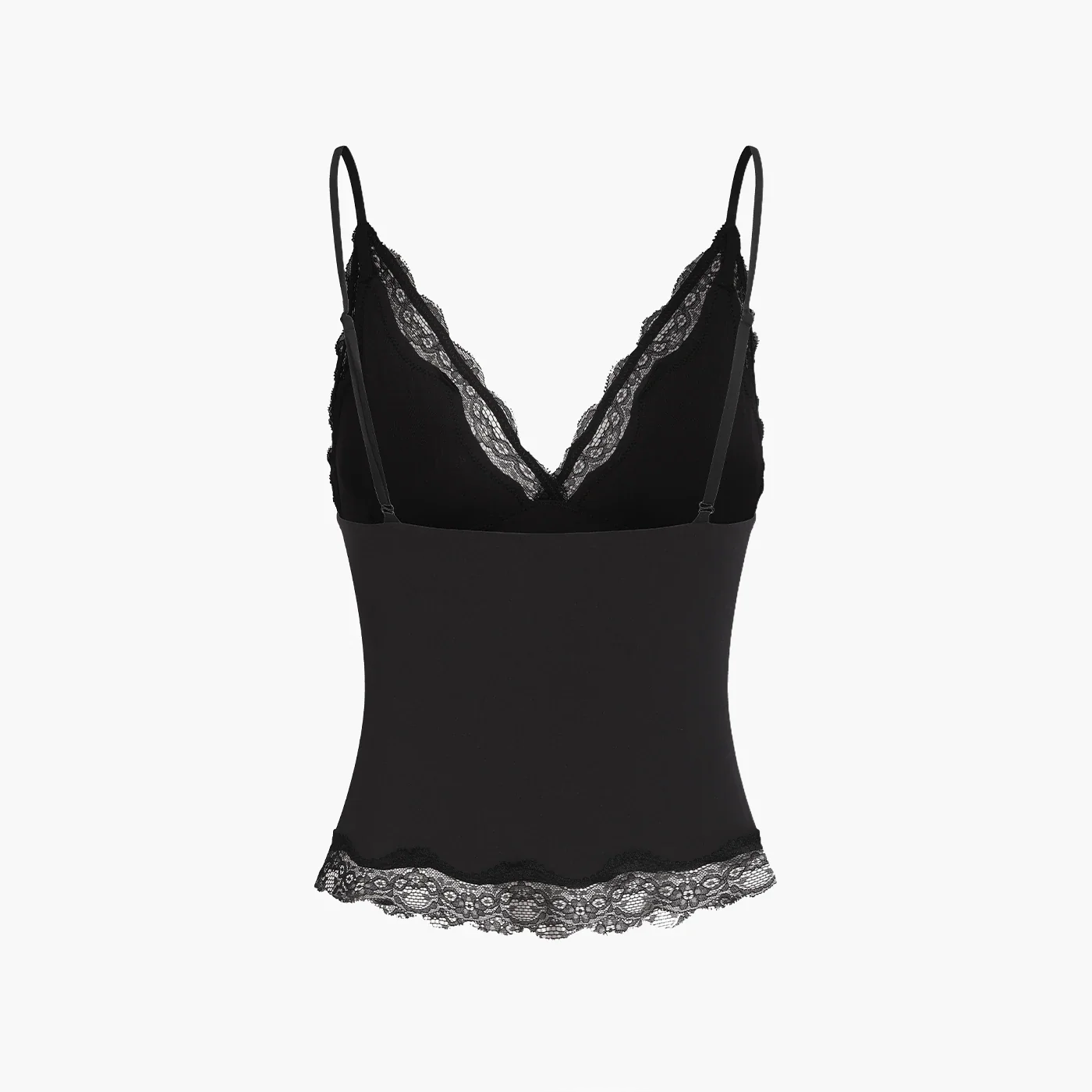 Deep Neck Lace Top