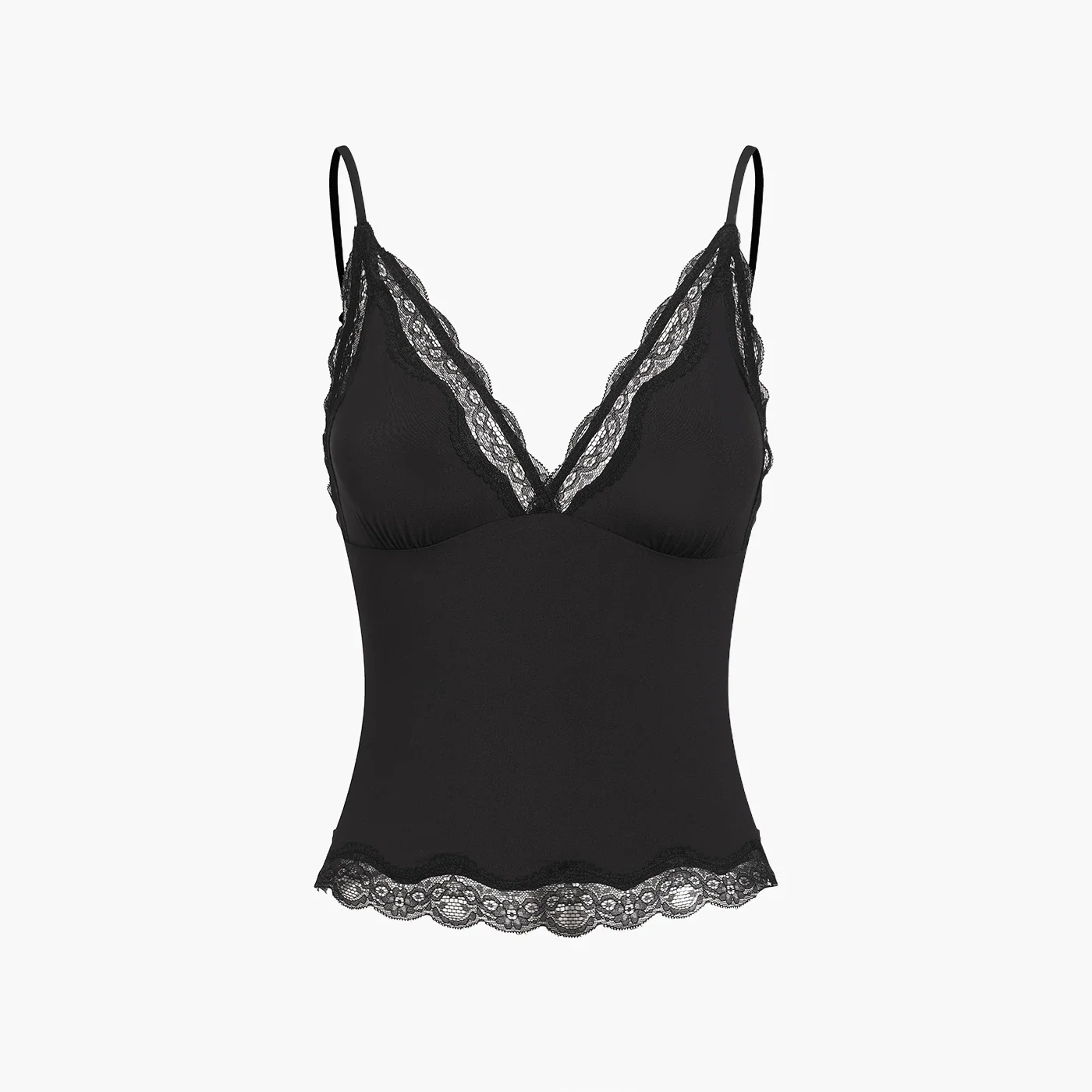 Deep Neck Lace Top