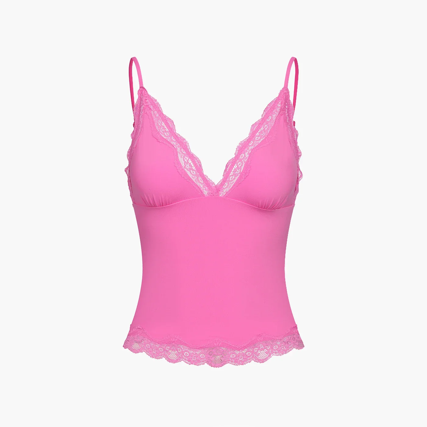 Deep Neck Lace Top